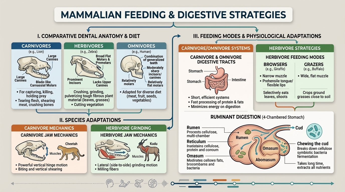 Mammals feeding system Mammals feeding system